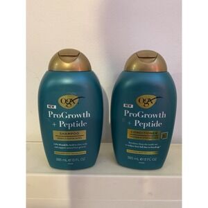 OGX ProGrowth plus Peptide Shampoo &‎ Conditioner - 13oz In Each NEW!
